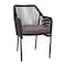 Flash Furniture Set of 2 Black All-Weather Woven Patio Chairs, 2PK SDA-AD892006-BK-2-GG - alternate 10